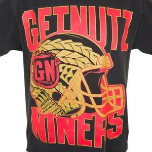 San Francisco 49ers Mens T Shirt Mens Size Medium Black NFL Football Get Nutz